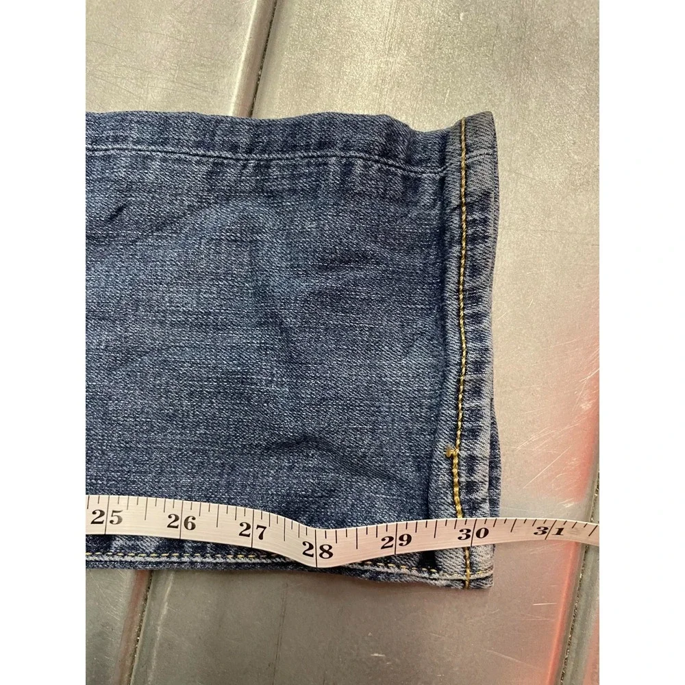 Levis 511 Jeans Mens 29X30 Blue‎ Medium Wash Denim Slim Straight Leg Distressed